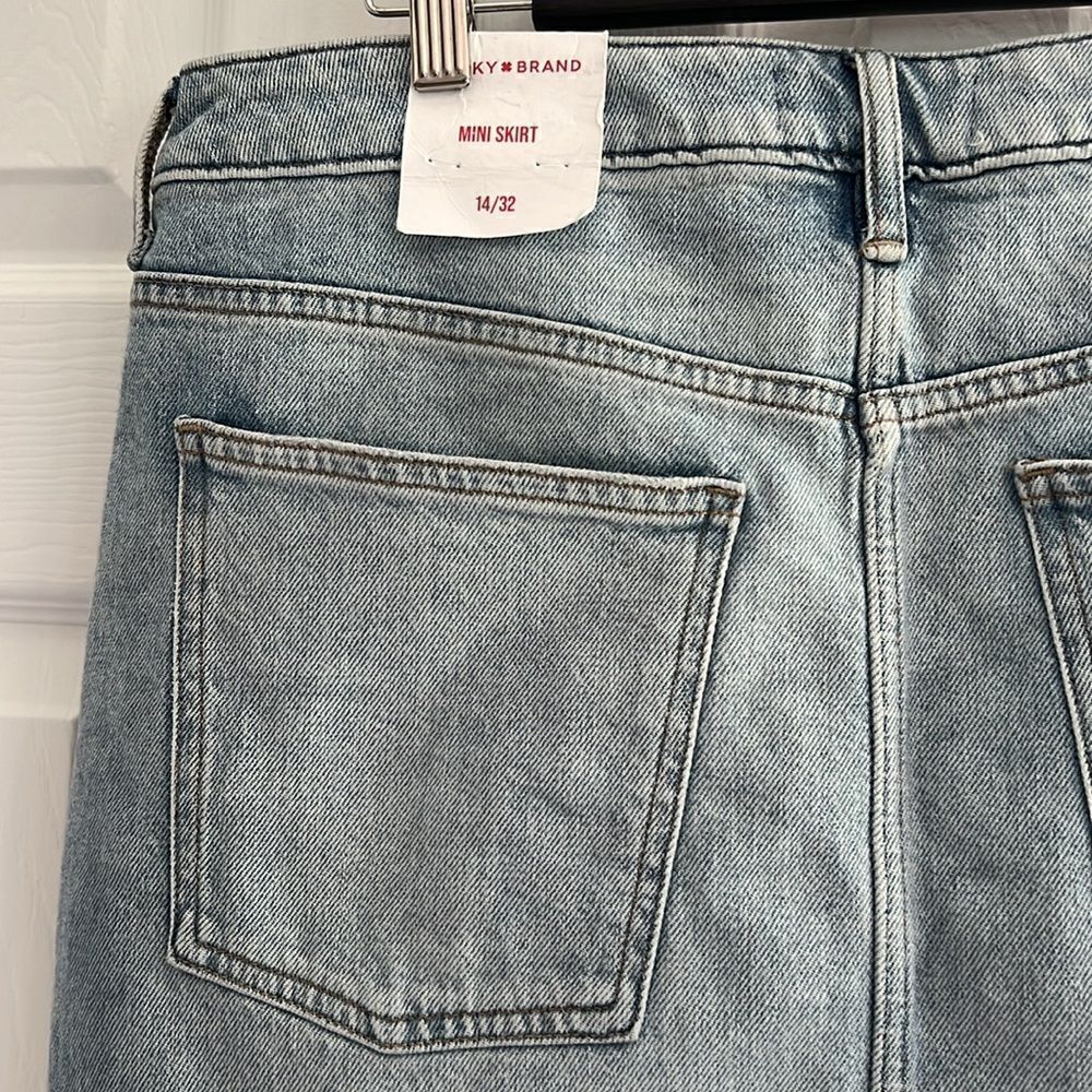Lucky Brand Denim Mini Skirt Size 32 - Picture 6 of 11
